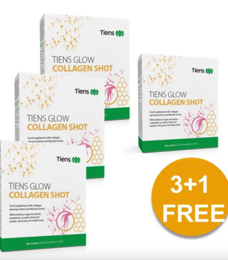 Tiens GLOW - Collagen Shot 3+1 Tiens GLOW - Collagen Shot 3+1