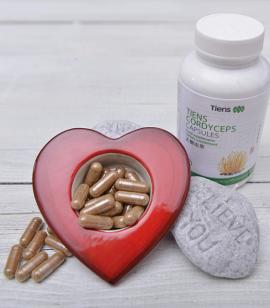 Tiens Cordyceps capsules image